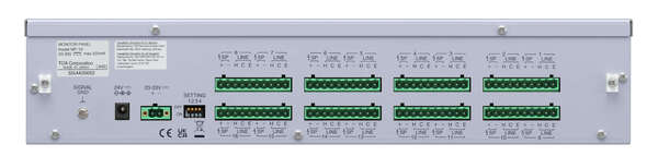 MP-16PS POWERED MONITOR PANEL- 16CH LINE OR SPEAKER LEVEL AUDIO SIGNAL LED METER W/AD246 POWER SUPPLY/ 2RU